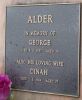 ALDER: George & Dinah ALDER: George & Dinah