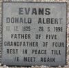 EVANS: Donald Albert