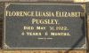 PUGSLEY: Florence Luasia ELizabeth
